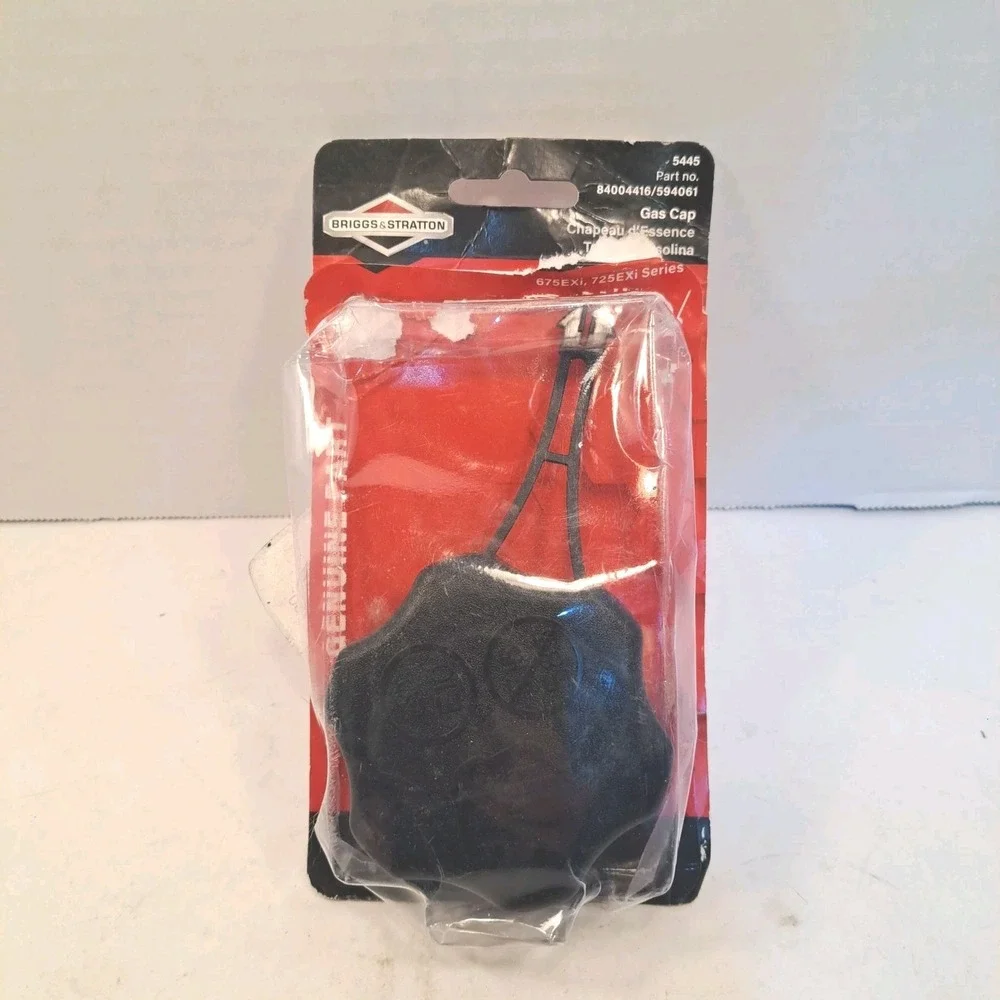 New OEM Briggs & Stratton 84004416 Fuel Tank Cap w/ Tether 675Exi 725Exi Series